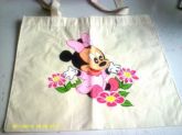 Bolsa minnie baby com flores