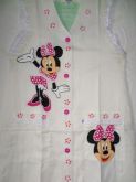 Avental minnie de vestido